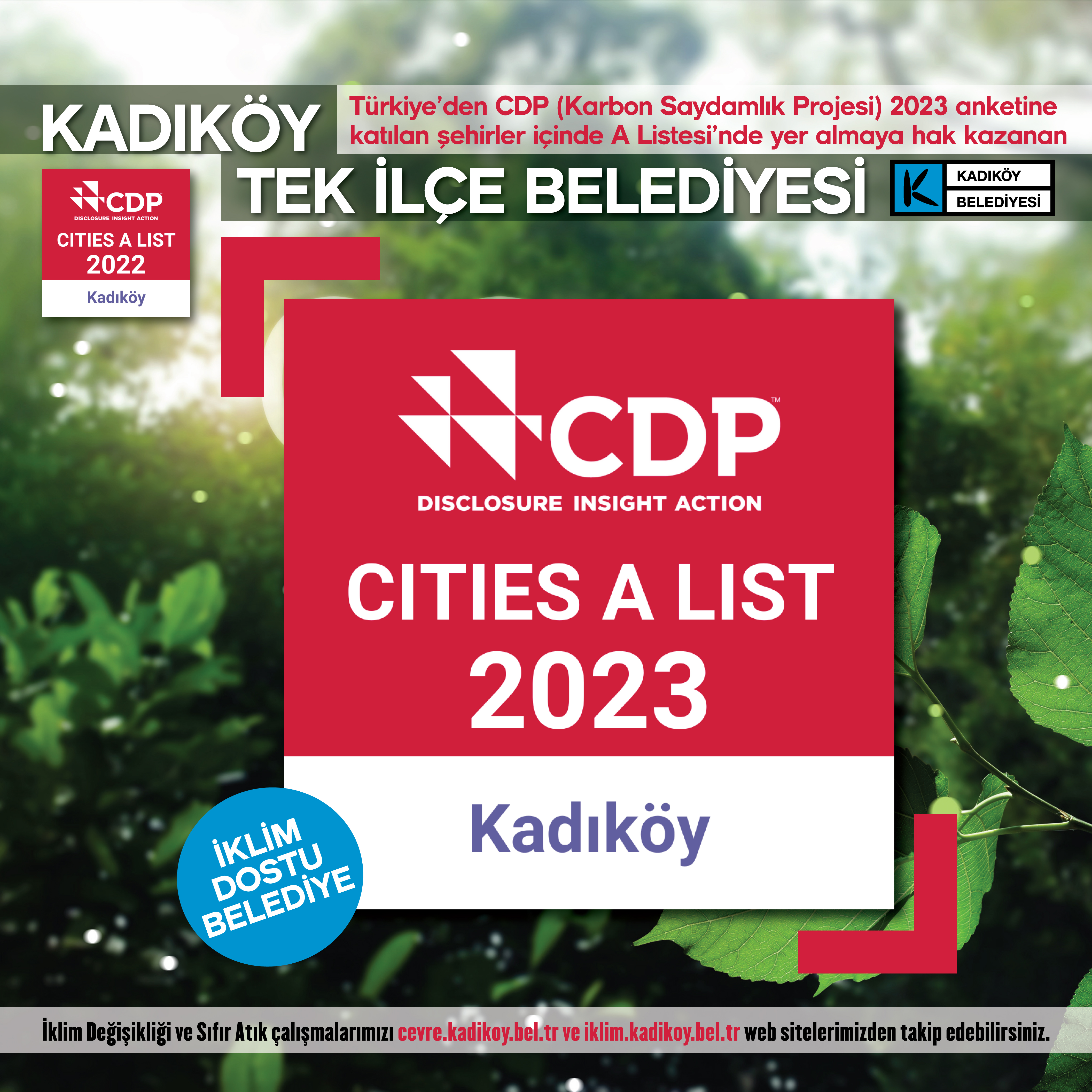 Kadıköy, iklim mücadelesinde öncü olmayı sürdürüyor
